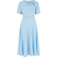 Cindy Dress in Powder Blue  by The Seamstress Of Bloomsbury
