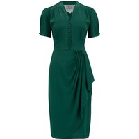 "Mabel" Dress in Solid Green