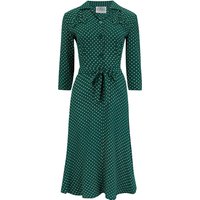 Polly Dress CC41 in Green Ditzy