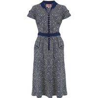The "Casey" Dress in Navy Ditzy Print