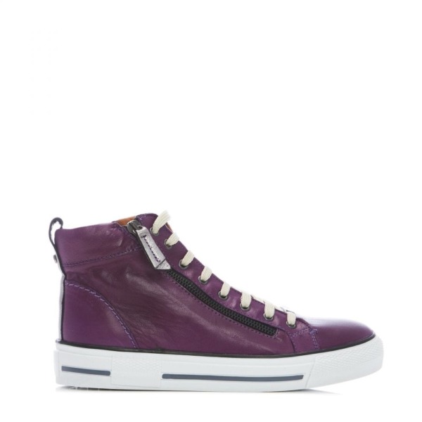Moda In Pelle Ferozi Purple Leather 37 Size: EU 37 / UK 4