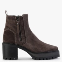 ALPE Galette Brown Suede Ankle Boots Size: 40
