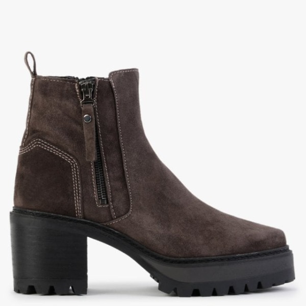 ALPE Galette Brown Suede Ankle Boots Size: 40