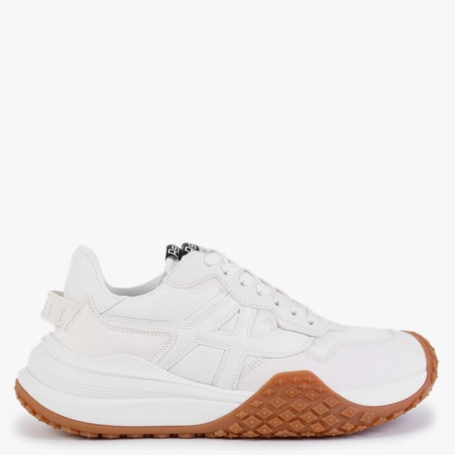 ASH Joker Be Kind White Chrome Free Leather Trainers Size: 38