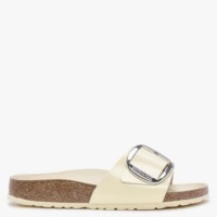BIRKENSTOCK Madrid Big Buckle High Shine Butter Leather Mules Colour: