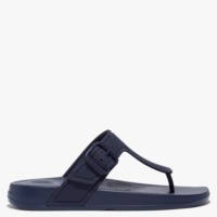 FITFLOP Iqushion Adjustable Buckle Midnight Navy Flip Flops Colour: Nv