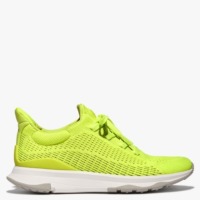 FITFLOP Vitamin FFX Knit Electric Yellow Trainers Size: 8