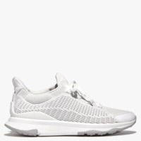 FITFLOP Vitamin FFX Knit Urban White Mix Trainers Size: 8