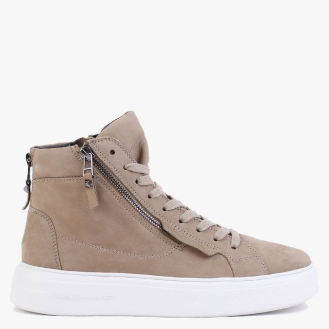 KENNEL & SCHMENGER Prohigh Camel Suede High Top Trainers Size: 8