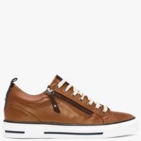MODA IN PELLE Brayleigh Tan Leather Trainers Size: 41