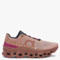 ON RUNNING Cloudmonster Rose Cork Trainers Size: 4