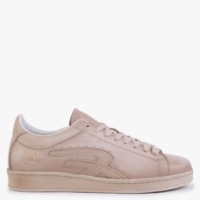REPLAY Murray Block Nude Leather Trainers Size: 37