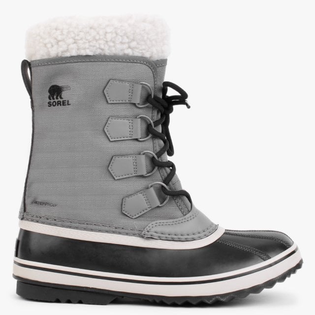 SOREL Winter Carnival Quarry Black Boots Size: 6