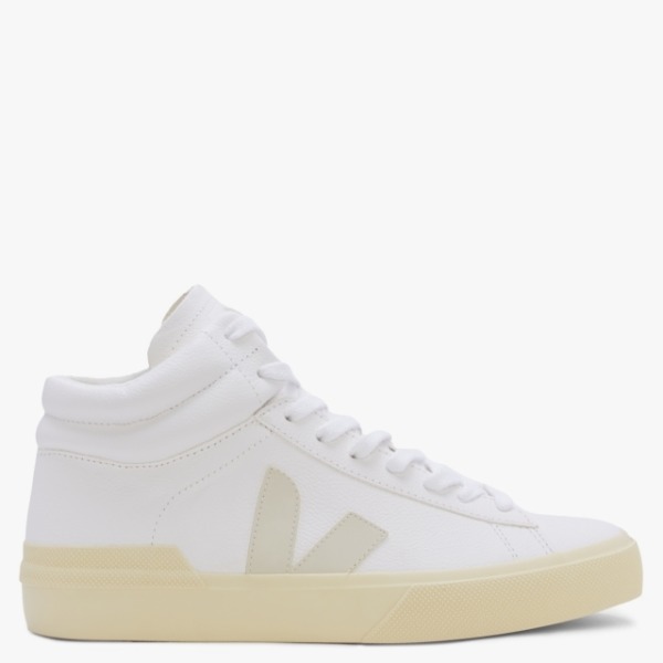VEJA Minotaur Chromefree Leather Extra White Pierre Butter High Top Tr