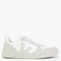VEJA V-10 Leather White Natural Pierre Trainers Size: 40