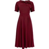 Cindy Dress in Wine by The Seamstress Of Bloomsbury