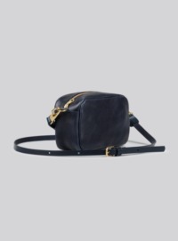 MINI FELIX CROSS BODY BAG. Grainy Navy by Mimi Berry Bags by Young British Designers