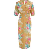 **Sample Sale** The “Evelyn" Wiggle Dress in Mustard Honolulu