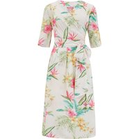**Sample Sale** The "Vivien" Full Wrap Dress in Natural Honolulu