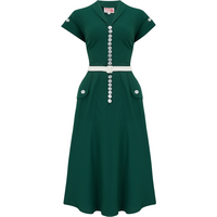 The "Casey" Dress in Solid Green