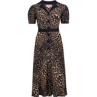 The "Charlene" Shirtwaister Dress in Leopard Print