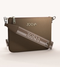 ZOEVA The Everyday Clutch & Shoulder Strap (Light Chocolate)