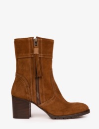 Penelope Chilvers Cropped Fina Suede Tassel Boot