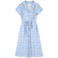Joanie Carly Ditsy Floral Print Dress - Blue - 12