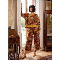 Joanie Dawn O’Porter X Joanie - Margarita Floral Print Knitted Lounge Trousers - Medium (UK 12-14)