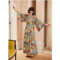 Joanie Dawn O’Porter X Joanie - Sunrise Vintage Tile Print Midaxi Dress - 12