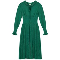 Joanie Fey Metallic Knit Midaxi Dress - Green - 12