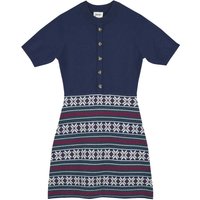Joanie Tuva Knitted Fair Isle Mini Dress - Medium (UK 12-14)