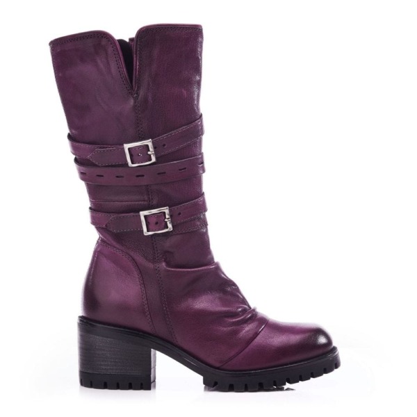 Moda In Pelle Brendie Purple Leather 37 Size: EU 37 / UK 4