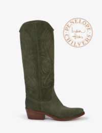Penelope Chilvers The Grove Suede Embroidered Boot