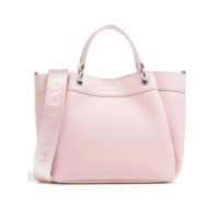 Armani Exchange Womens Pink Stop Medium Shopping Bag by Designer Wear GBP159