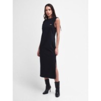 Barbour Womens Black Retton Midi Dress by Designer Wear GBP65