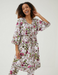 FatFace Floral Mix Dressing Gown