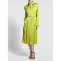 HUGO Womens Bright Green Kleoma Dress by Designer Wear GBP145