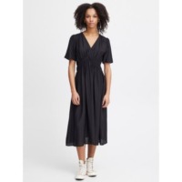 ICHI Womens Black Quilla Dress by Designer Wear GBP60