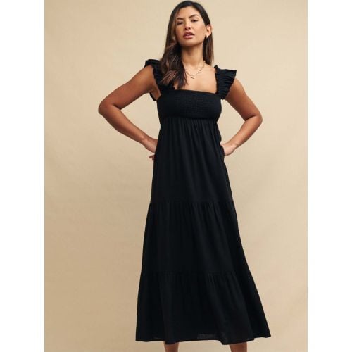 Nobody's Child Womens Black Maya Midaxi Dress by Designer Wear GBP75