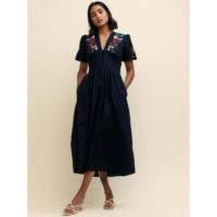 Nobody's Child Womens Black Starlight Midaxi Dress by Designer Wear GBP119
