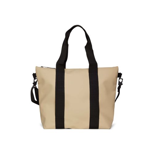 Rains Unisex Sand Mini Tote Bag by Designer Wear GBP59