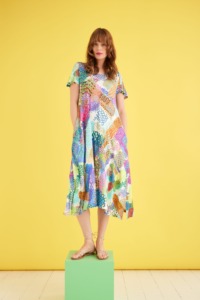 Sahara Patchwork Marker Jersey Dress