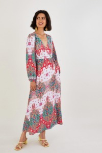 Monsoon 'Joanie' Print Wrap Dress