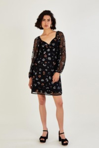 Monsoon 'Marianly' Sequin Animal Print Dress