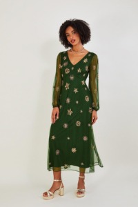 Monsoon 'Vanessa' Star Sequin Midi Dress
