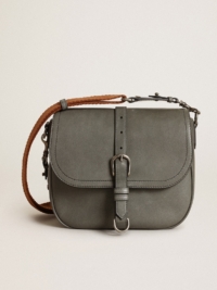 Golden Goose Francis Bag Medium In Stone Gray Leather GBP785.0