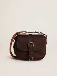 Golden Goose Francis Bag Small In Dark Brown Leather