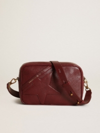 Golden Goose Star Bag In Burgundy Leather With Tone-on-tone Star GBP520.0