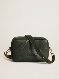 Golden Goose Star Bag In Dark Green Leather With Tone-on-tone Star GBP520.0